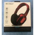 Bytech Bytech BYAUBO910RD Bluetooth Chrome Headphones; Red BYAUBO910RD
